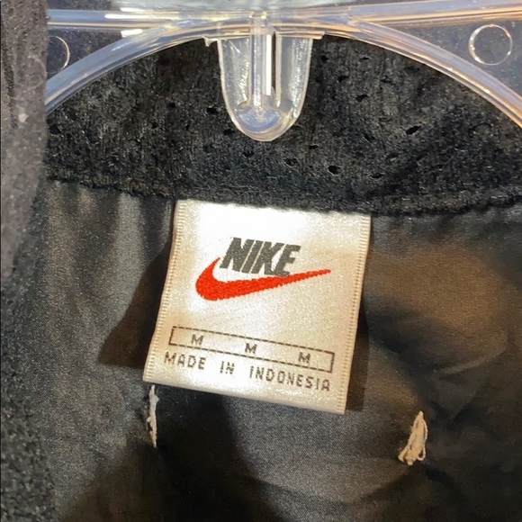 Vintage 90s Nike Black Track Gilet Sz M - Picture 6 of 13